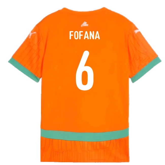 2024-2025 Ivory Coast Home Shirt (Kids) (Fofana 6)
