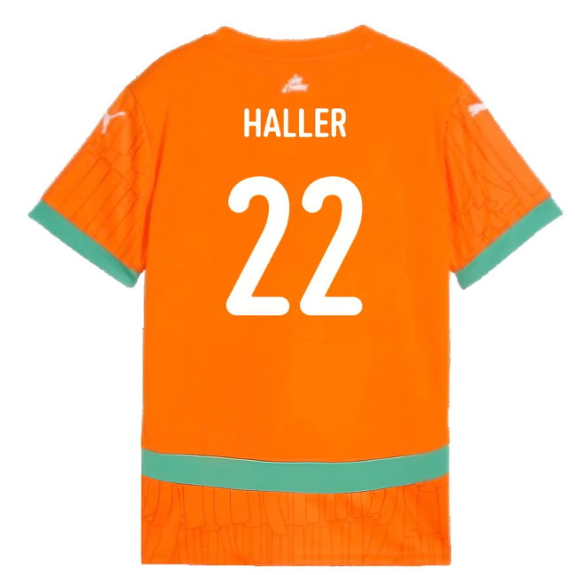 2024-2025 Ivory Coast Home Shirt (Kids) (Haller 22)