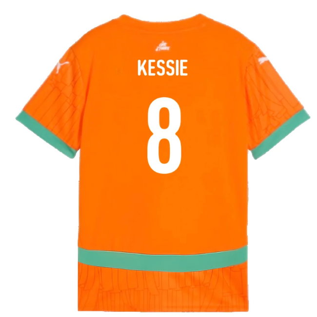 2024-2025 Ivory Coast Home Shirt (Kids) (Kessie 8)
