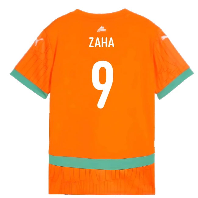 2024-2025 Ivory Coast Home Shirt (Kids) (Zaha 9)