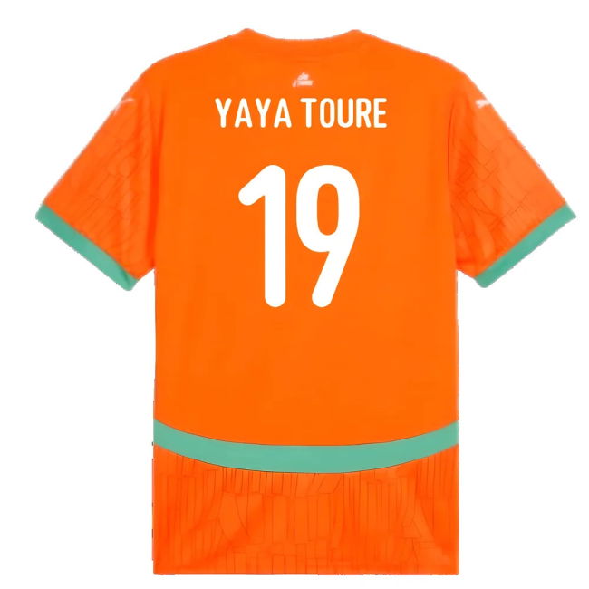 2024-2025 Ivory Coast Home Shirt (Yaya Toure 19)