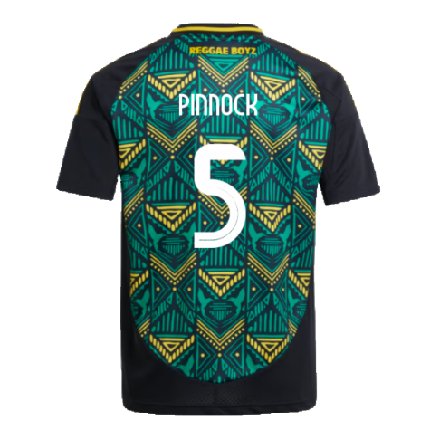 2024-2025 Jamaica Away Shirt (Kids) (Pinnock 5)