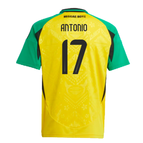 2024-2025 Jamaica Home Shirt (Kids) (Antonio 17)