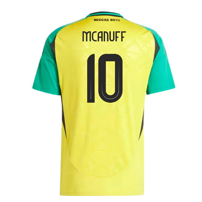 2024-2025 Jamaica Home Shirt (Womens) (McAnuff 10)