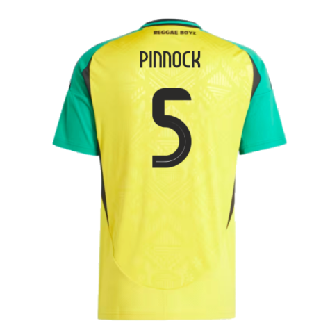 2024-2025 Jamaica Home Shirt (Womens) (Pinnock 5)