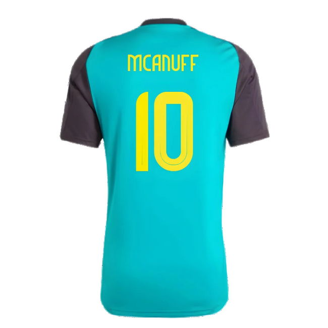 2024-2025 Jamaica Training Jersey (Green) (McAnuff 10)