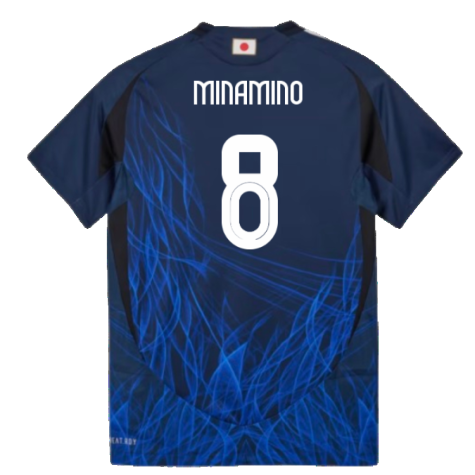 2024-2025 Japan x Y3 Home Authentic Shirt (Minamino 8)