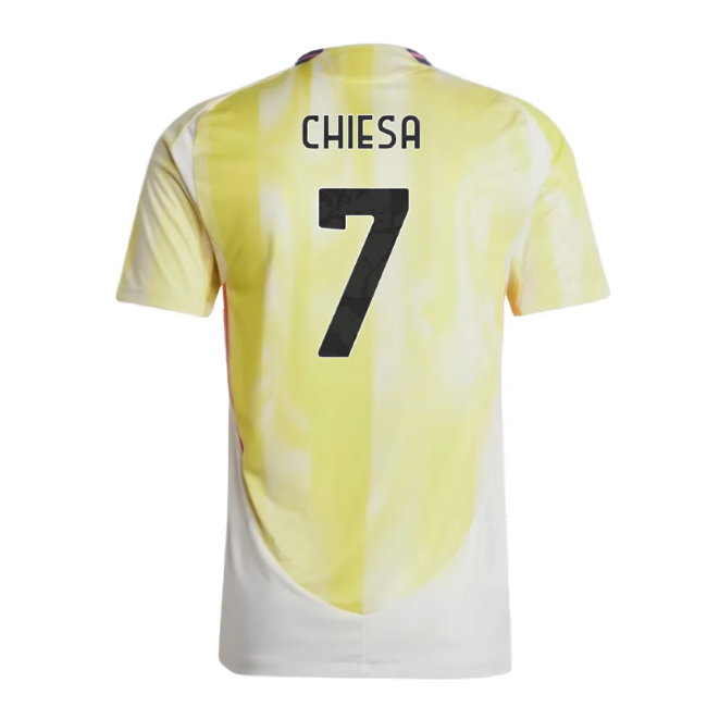 2024-2025 Juventus Authentic Away Shirt (Chiesa 7)