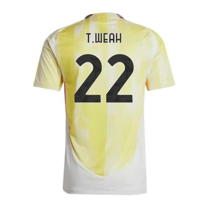 2024-2025 Juventus Authentic Away Shirt (T.Weah 22)