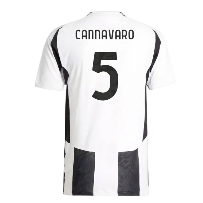 2024-2025 Juventus Authentic Home Shirt (Cannavaro 5)