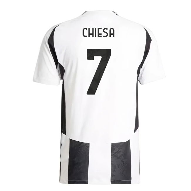 2024-2025 Juventus Authentic Home Shirt (Chiesa 7)