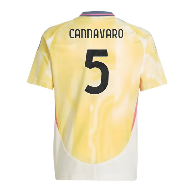 2024-2025 Juventus Away Shirt (Kids) (Cannavaro 5)