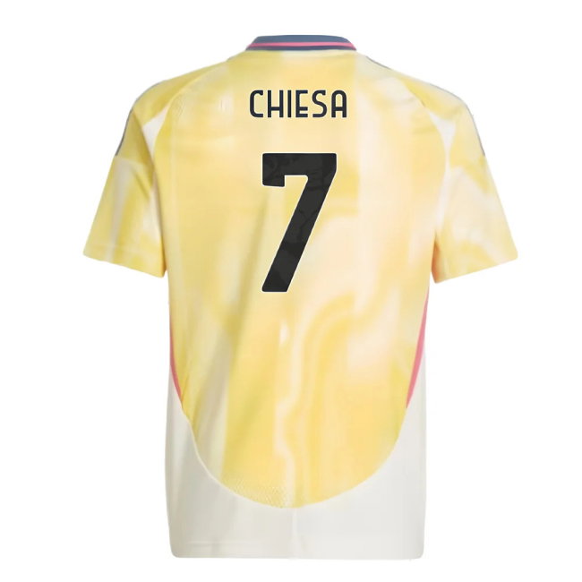 2024-2025 Juventus Away Shirt (Kids) (Chiesa 7)