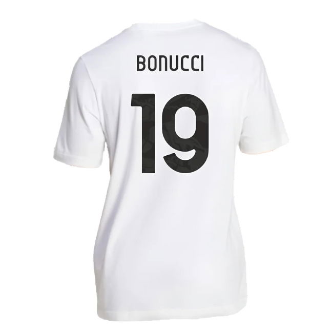 2024-2025 Juventus DNA Graphic Tee (White) (Bonucci 19)