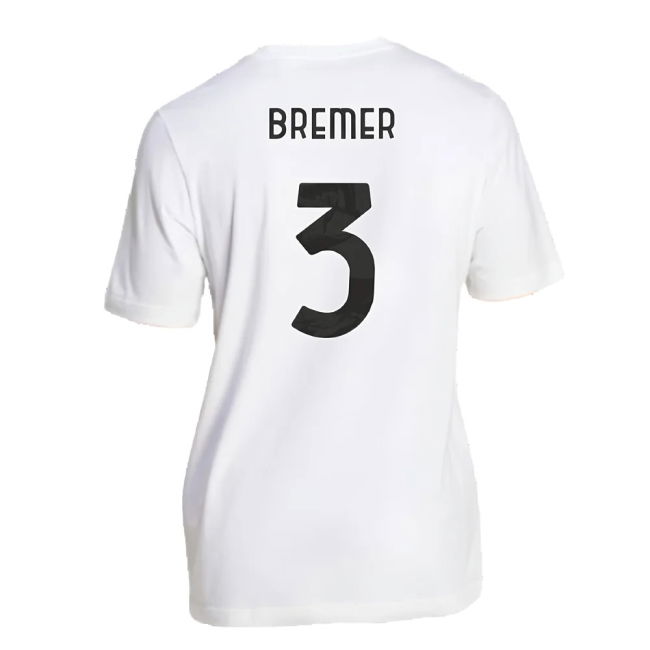 2024-2025 Juventus DNA Graphic Tee (White) (Bremer 3)