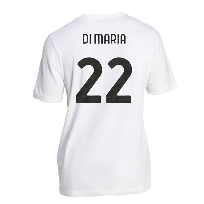 2024-2025 Juventus DNA Graphic Tee (White) (Di Maria 22)