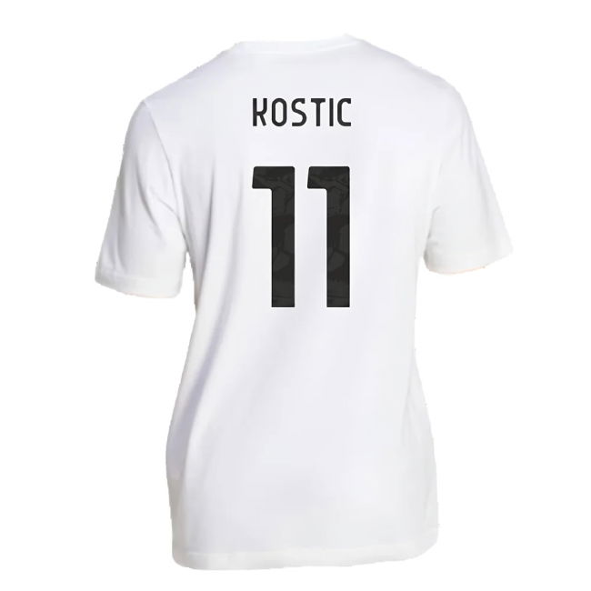 2024-2025 Juventus DNA Graphic Tee (White) (Kostic 11)