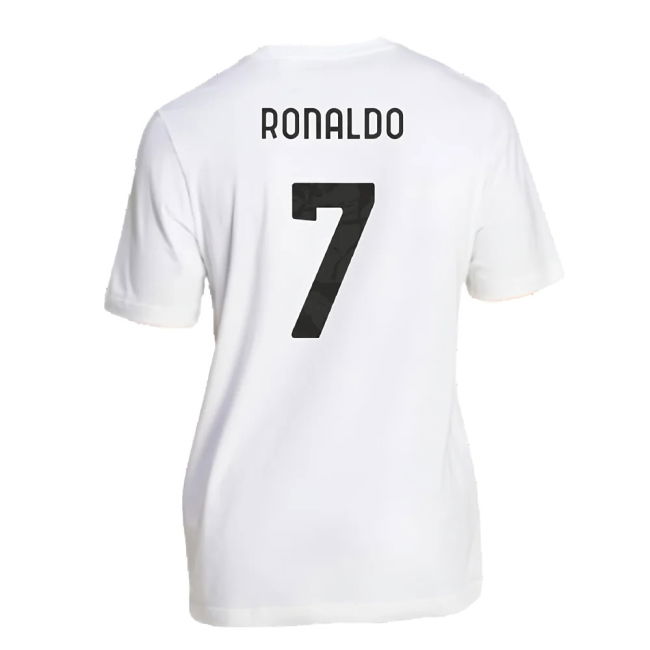 2024-2025 Juventus DNA Graphic Tee (White) (Ronaldo 7)