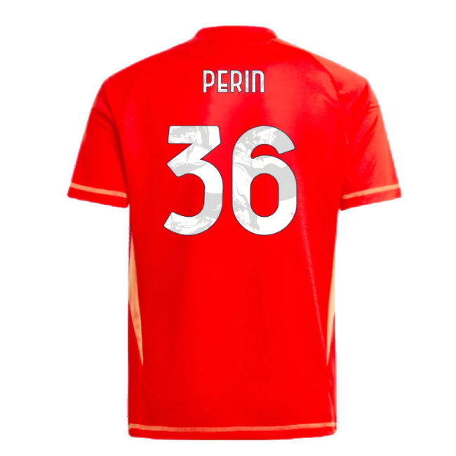 2024-2025 Juventus Home Goalkeeper Shirt (Red) - Kids (Perin 36)