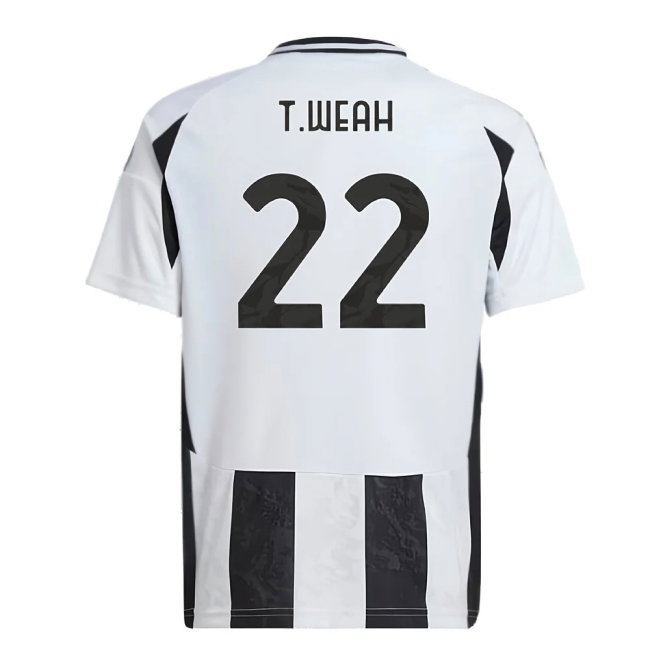 2024-2025 Juventus Home Mini Kit (T.Weah 22)