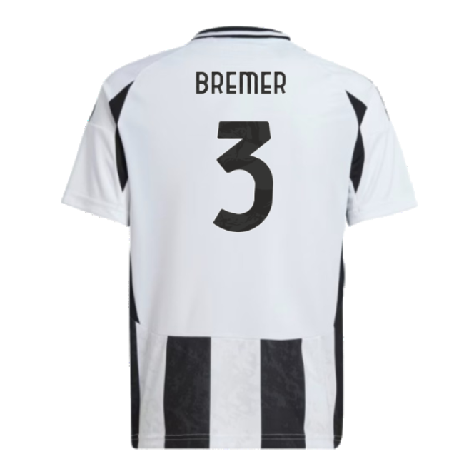 2024-2025 Juventus Home Shirt (Kids) (Bremer 3)