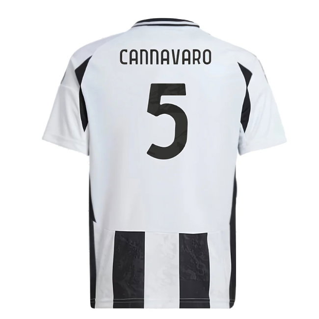 2024-2025 Juventus Home Shirt (Kids) (Cannavaro 5)
