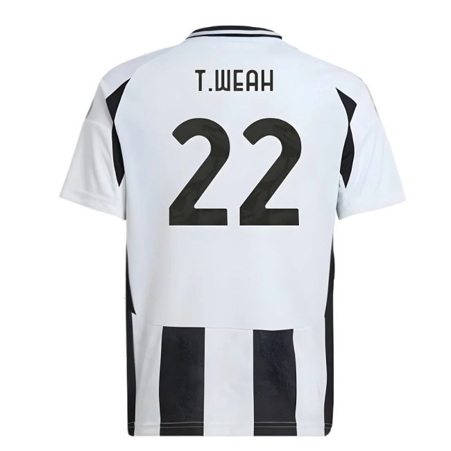 2024-2025 Juventus Home Shirt (Kids) (T.Weah 22)