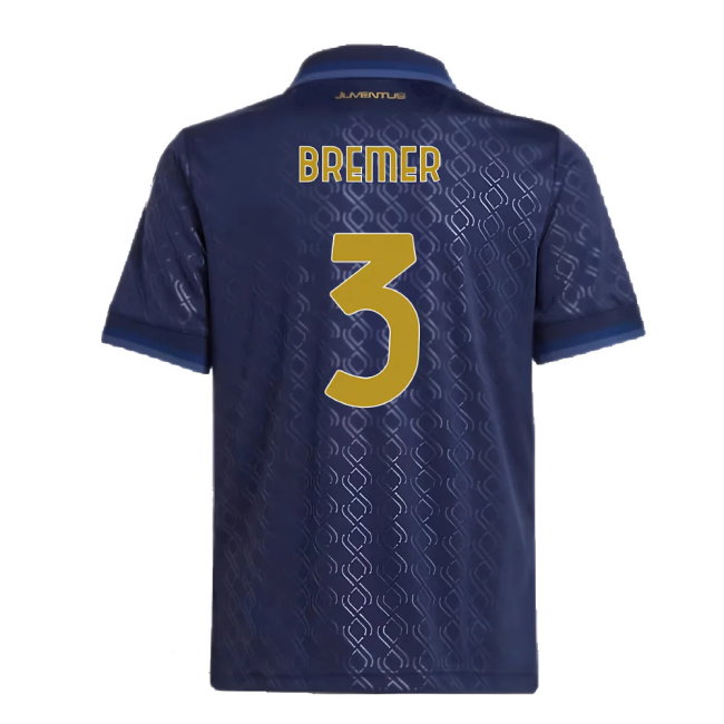 2024-2025 Juventus Third Shirt (Kids) (Bremer 3)