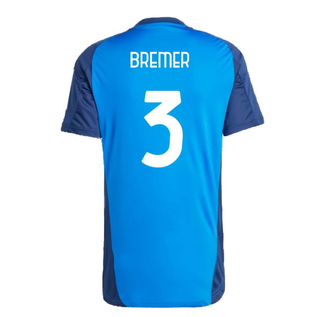 2024-2025 Juventus Training Jersey (Blue) (Bremer 3)
