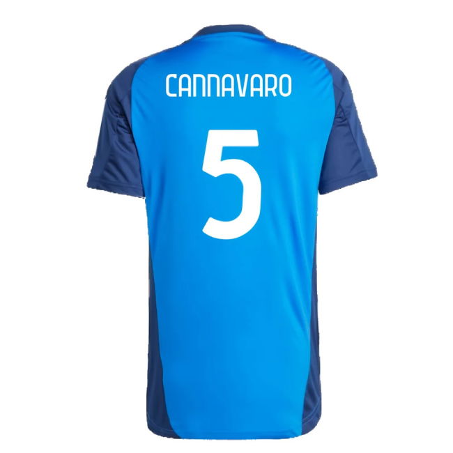 2024-2025 Juventus Training Jersey (Blue) (Cannavaro 5)