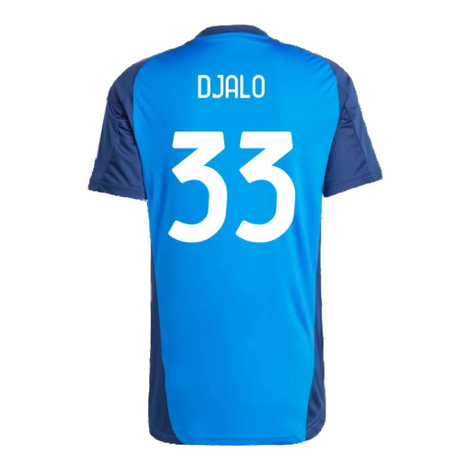 2024-2025 Juventus Training Jersey (Blue) (Djalo 33)