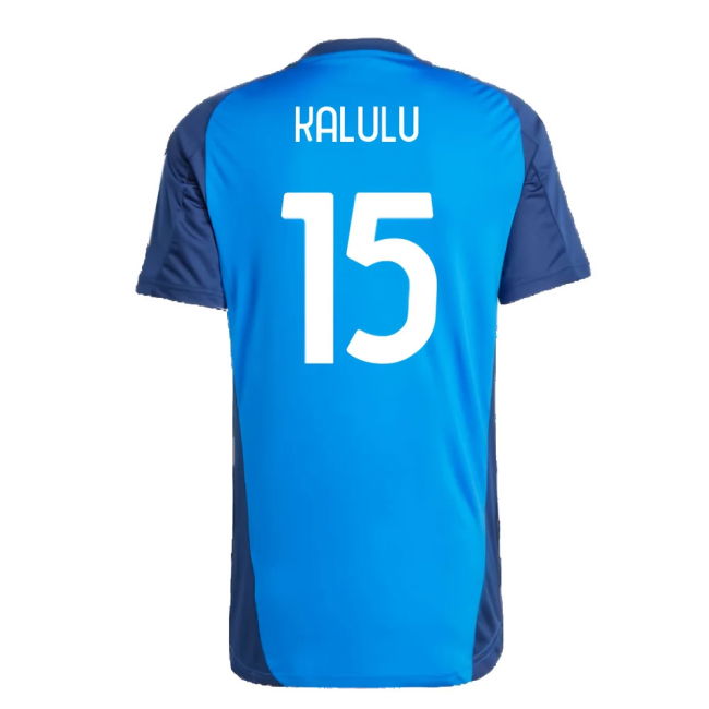 2024-2025 Juventus Training Jersey (Blue) (Kalulu 15)