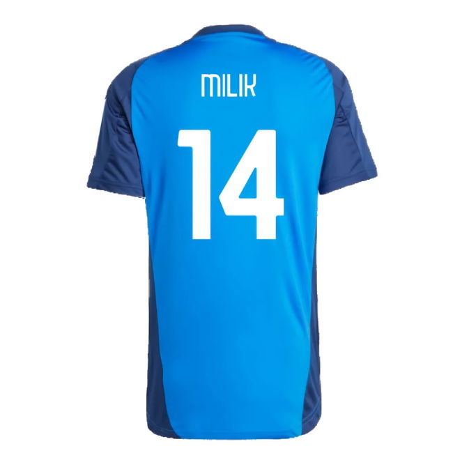 2024-2025 Juventus Training Jersey (Blue) (Milik 14)
