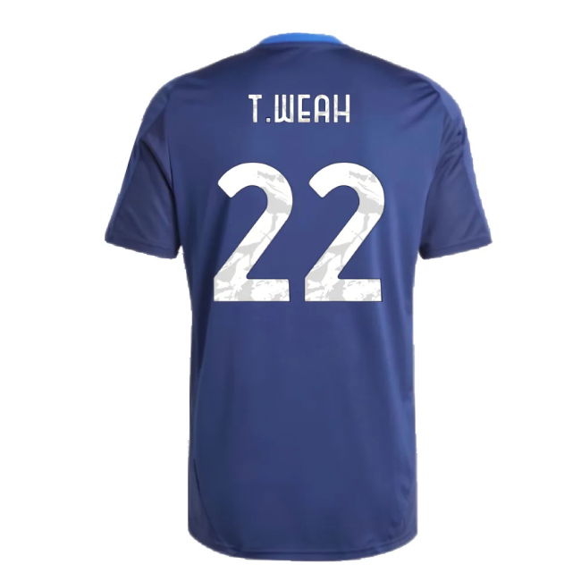 2024-2025 Juventus Training Jersey (Navy) (T.Weah 22)