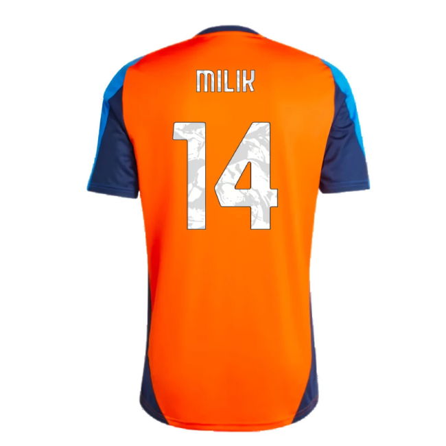 2024-2025 Juventus Training Jersey (Orange) (Milik 14)
