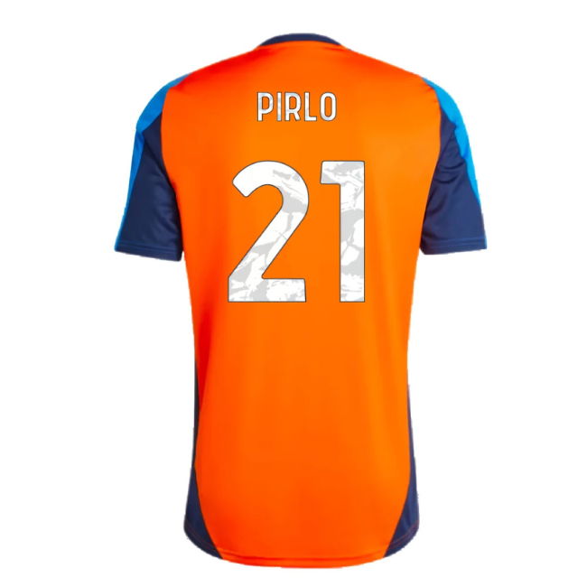 2024-2025 Juventus Training Jersey (Orange) (Pirlo 21)