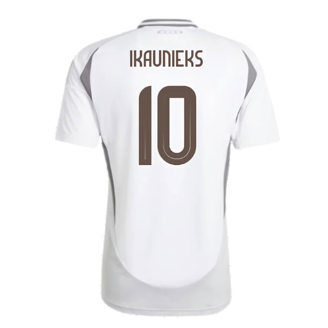 2024-2025 Latvia Away Shirt (Ikaunieks 10)