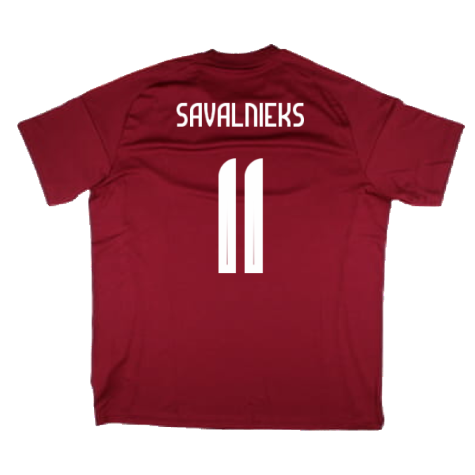 2024-2025 Latvia Home Fan Shirt (Savalnieks 11)