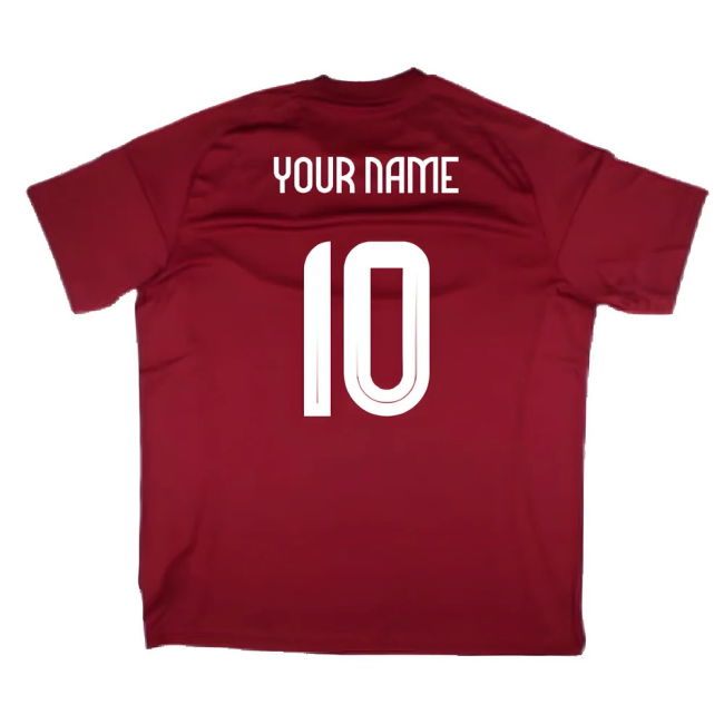 2024-2025 Latvia Home Fan Shirt (Your Name)