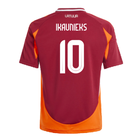 2024-2025 Latvia Home Shirt (Kids) (Ikaunieks 10)