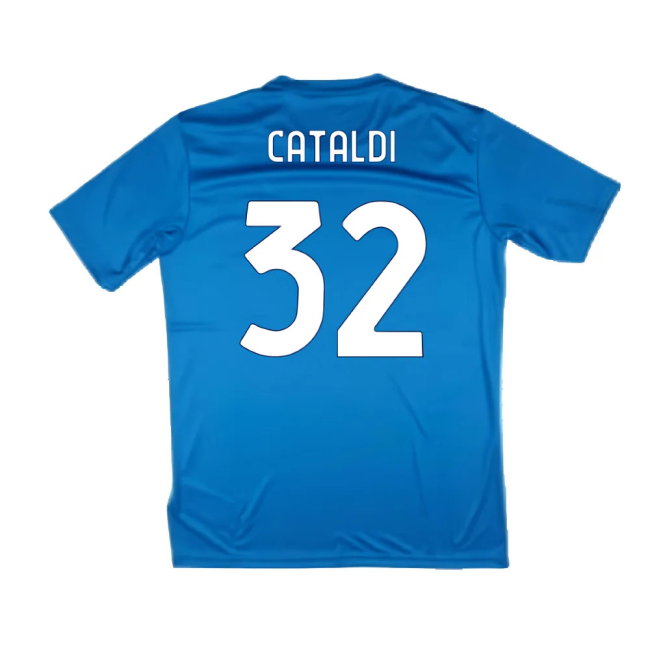 2024-2025 Lazio Graphic Training Shirt (Royal) (Cataldi 32)