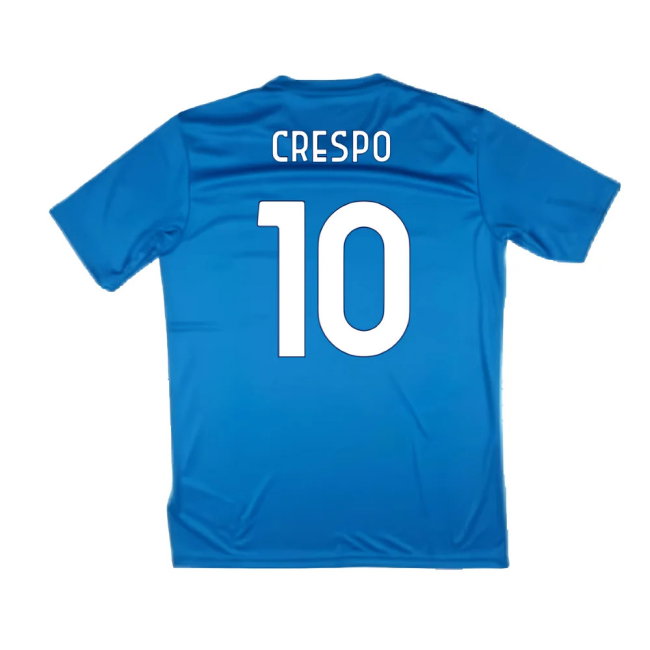 2024-2025 Lazio Graphic Training Shirt (Royal) (Crespo 10)