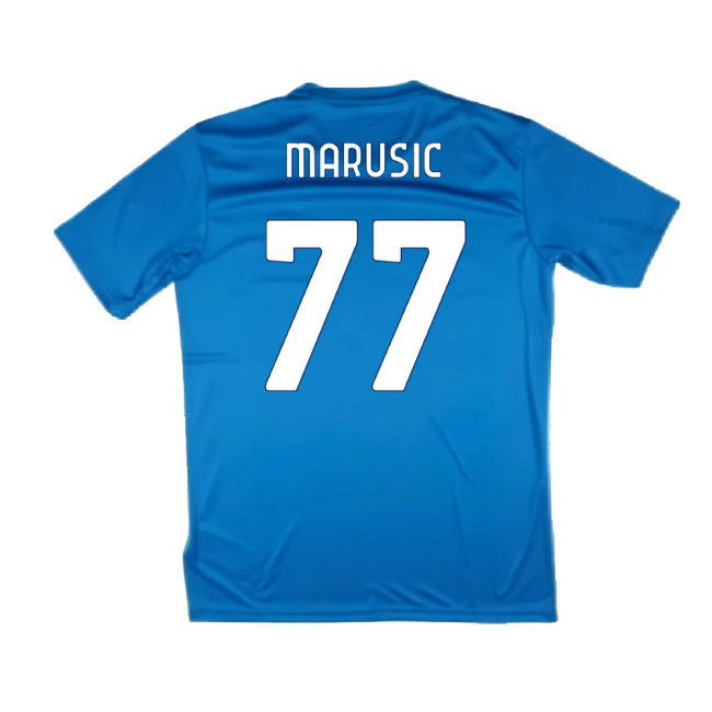 2024-2025 Lazio Graphic Training Shirt (Royal) (Marusic 77)
