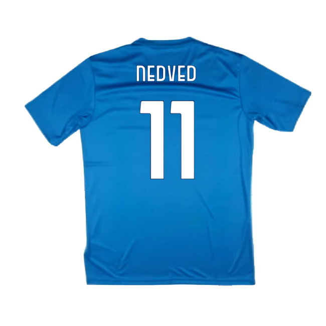 2024-2025 Lazio Graphic Training Shirt (Royal) (Nedved 11)