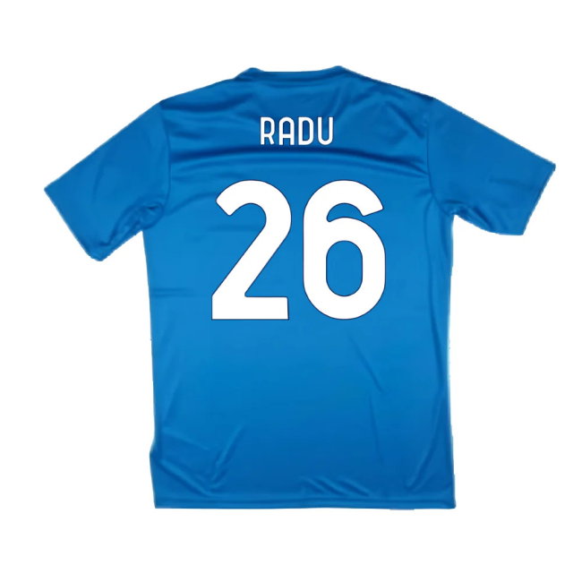 2024-2025 Lazio Graphic Training Shirt (Royal) (Radu 26)