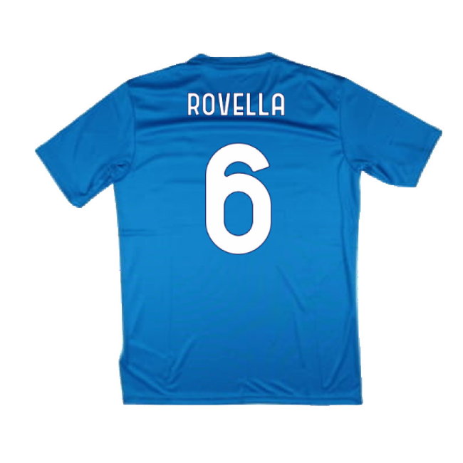 2024-2025 Lazio Graphic Training Shirt (Royal) (Rovella 6)