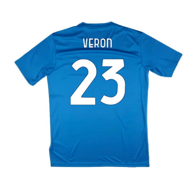 2024-2025 Lazio Graphic Training Shirt (Royal) (Veron 23)