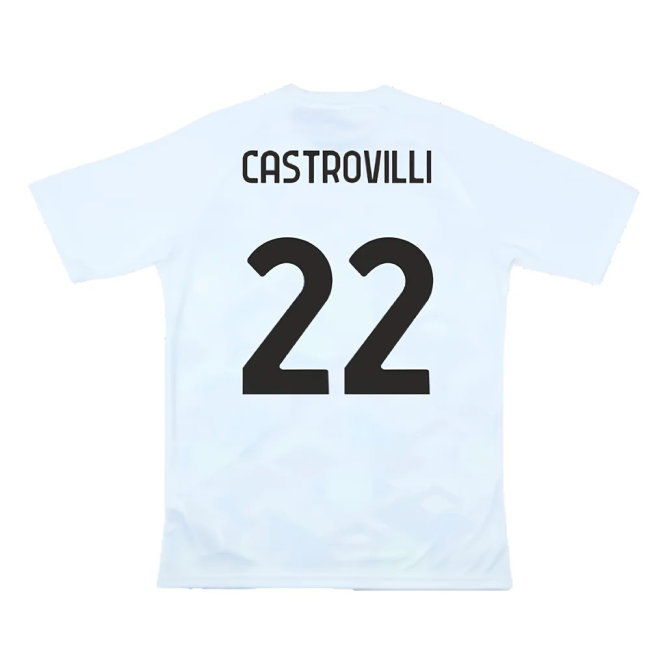 2024-2025 Lazio Pre-Match Jersey (White) (Castrovilli 22)