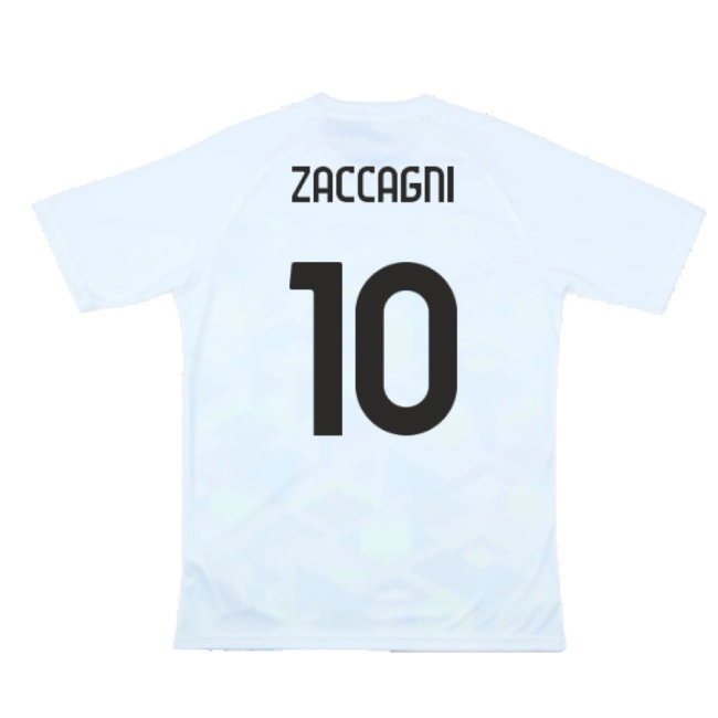 2024-2025 Lazio Pre-Match Jersey (White) (Zaccagni 10)