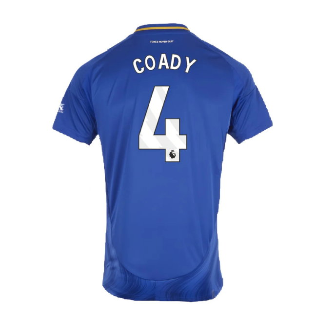 2024-2025 Leicester City Home Shirt (Kids) (Coady 4)